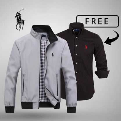 Casual Zip-Up Bomber™ Premium + FREE Jumper or Shirt (Your Choice)